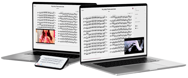 scores on Newzik Web